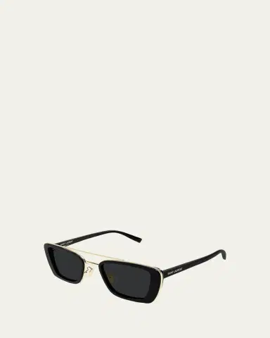 Saint Laurent 50mm Rectangular Sunglasses | Thumbnail 2 Saint Laurent 50mm Rectangular Sunglasses | Thumbnail 2