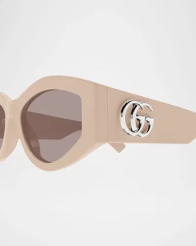 Gucci GG Extruded 53mm Acetate Geometric Sunglasses | Thumbnail 2 Gucci GG Extruded 53mm Acetate Geometric Sunglasses | Thumbnail 2