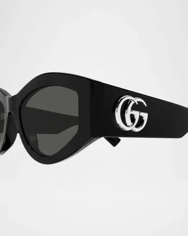 Gucci GG Extruded 53mm Acetate Geometric Sunglasses | Thumbnail 2 Gucci GG Extruded 53mm Acetate Geometric Sunglasses | Thumbnail 2