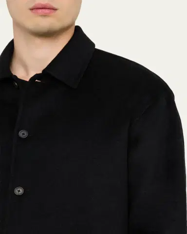 Frame Men's Double-Face Wool Overshirt | Thumbnail 5 Frame Men's Double-Face Wool Overshirt | Thumbnail 5