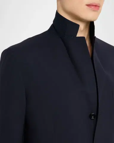 Sartorio Men's Navy Solid Wool Suit | Thumbnail 7 Sartorio Men's Navy Solid Wool Suit | Thumbnail 7