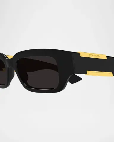 Bottega Veneta Dash 55mm Rectangular Acetate Sunglasses | Thumbnail 2 Bottega Veneta Dash 55mm Rectangular Acetate Sunglasses | Thumbnail 2
