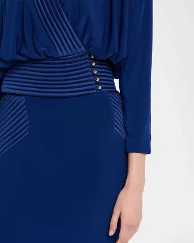 ZHIVAGO I 'm Her Man Jersey Drop-Sleeve Gown | Thumbnail 4 ZHIVAGO I 'm Her Man Jersey Drop-Sleeve Gown | Thumbnail 4