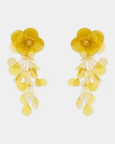 Oscar de la Renta Triple Drop Flower Earrings | Thumbnail 2 Oscar de la Renta Triple Drop Flower Earrings | Thumbnail 2