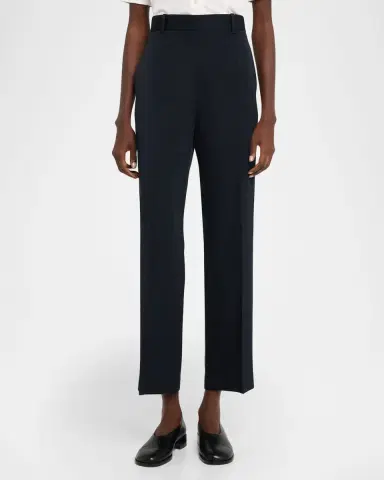 The Row Relian Straight-Leg Wool Ankle Pants | Thumbnail 3 The Row Relian Straight-Leg Wool Ankle Pants | Thumbnail 3