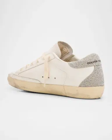 Golden Goose Super-Star Crystal Leather Low-Top Sneakers | Thumbnail 3 Golden Goose Super-Star Crystal Leather Low-Top Sneakers | Thumbnail 3
