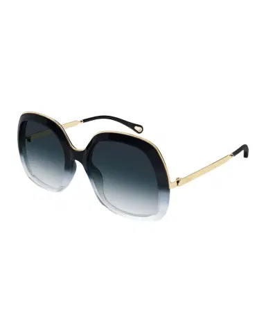 Chloé Leia 60mm Acetate & Metal Square Sunglasses | Thumbnail 1 Chloé Leia 60mm Acetate & Metal Square Sunglasses | Thumbnail 1