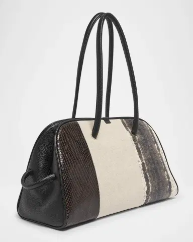 Jacquemus Le Turismo Snakeskin Top Handle Bowling Bag | Thumbnail 2 Jacquemus Le Turismo Snakeskin Top Handle Bowling Bag | Thumbnail 2