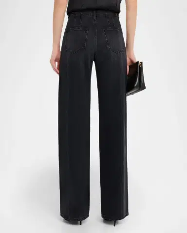 Brandon Maxwell Callan Wide-Leg Jeans | Thumbnail 2 Brandon Maxwell Callan Wide-Leg Jeans | Thumbnail 2