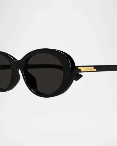 Bottega Veneta Classic 56mm Acetate Oval Sunglasses | Thumbnail 2 Bottega Veneta Classic 56mm Acetate Oval Sunglasses | Thumbnail 2