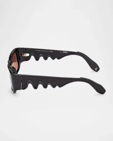Christian Louboutin Men's LB0017M Acetate Rectangle Sunglasses | Thumbnail 3 Christian Louboutin Men's LB0017M Acetate Rectangle Sunglasses | Thumbnail 3