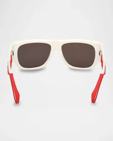 Christian Louboutin Men 's LB0016M Acetate Square Sunglasses | Thumbnail 4 Christian Louboutin Men 's LB0016M Acetate Square Sunglasses | Thumbnail 4