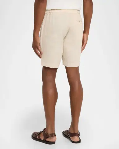 Frescobol Carioca Men's Felipe Linen Drawstring Shorts | Thumbnail 3 Frescobol Carioca Men's Felipe Linen Drawstring Shorts | Thumbnail 3