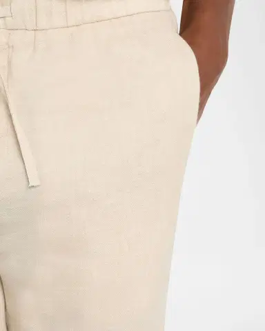 Frescobol Carioca Men's Felipe Linen Drawstring Shorts | Thumbnail 5 Frescobol Carioca Men's Felipe Linen Drawstring Shorts | Thumbnail 5