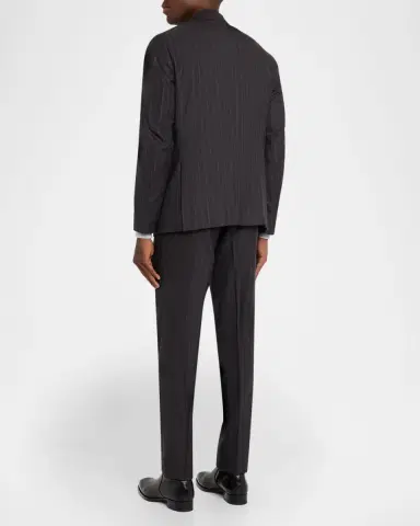Isaia Men's Wool Pinstripe Slim Two-Piece Suit | Thumbnail 2 Isaia Men's Wool Pinstripe Slim Two-Piece Suit | Thumbnail 2