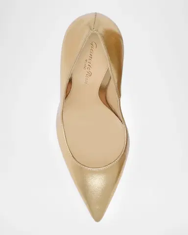 Gianvito Rossi 105mm Gianvito Metallic Leather Pumps | Thumbnail 4 Gianvito Rossi 105mm Gianvito Metallic Leather Pumps | Thumbnail 4