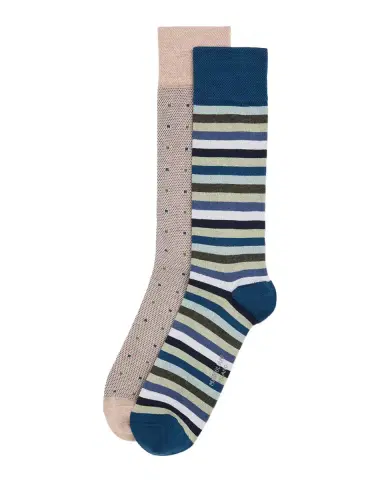 Marcoliani Men's 2-Pack Pima Cotton Crew Socks | Thumbnail 3 Marcoliani Men's 2-Pack Pima Cotton Crew Socks | Thumbnail 3