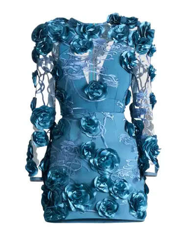 ZHIVAGO Aonia Floral Mesh Lace Mini Dress | Thumbnail 1 ZHIVAGO Aonia Floral Mesh Lace Mini Dress | Thumbnail 1
