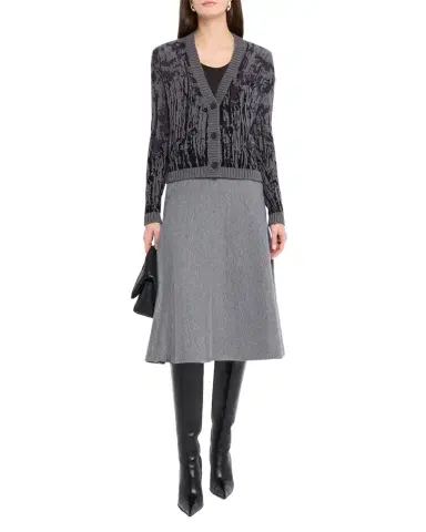 TSE Cashmere A-Line Knit Midi Skirt | Thumbnail 1 TSE Cashmere A-Line Knit Midi Skirt | Thumbnail 1
