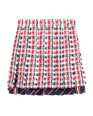 Thom Browne Pleated Tweed Mini Skirt | Thumbnail 1 Thom Browne Pleated Tweed Mini Skirt | Thumbnail 1