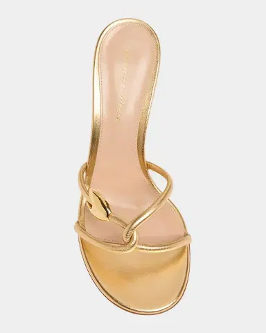 Gianvito Rossi Metallic Serpent Twist Ankle-Strap Sandals | Thumbnail 11 Gianvito Rossi Metallic Serpent Twist Ankle-Strap Sandals | Thumbnail 11