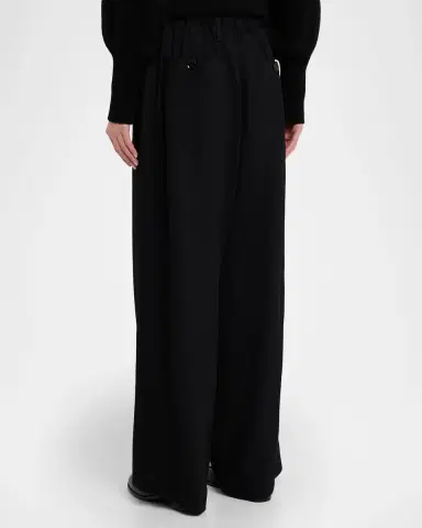 Proenza Schouler Salome Crepe Wide-Leg Pants | Thumbnail 2 Proenza Schouler Salome Crepe Wide-Leg Pants | Thumbnail 2