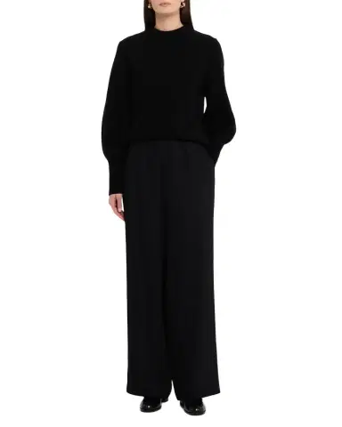Proenza Schouler Salome Crepe Wide-Leg Pants | Thumbnail 1 Proenza Schouler Salome Crepe Wide-Leg Pants | Thumbnail 1