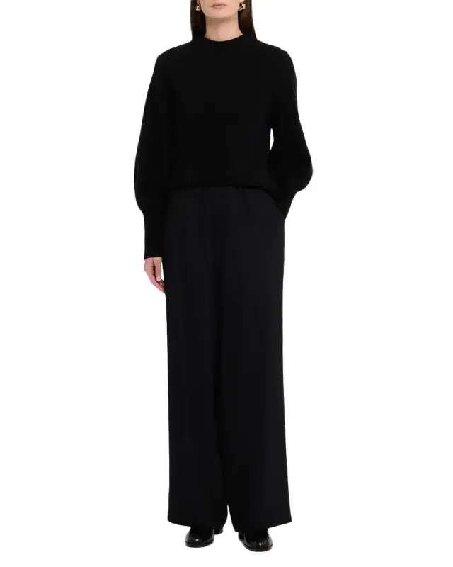 Salome Crepe Wide-Leg Pants Salome Crepe Wide-Leg Pants