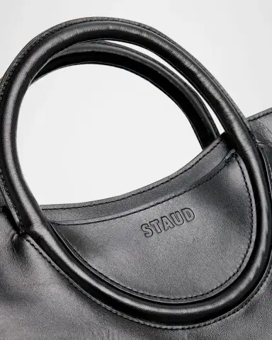 STAUD Maude Mini Leather Satchel Shoulder Bag | Thumbnail 5 STAUD Maude Mini Leather Satchel Shoulder Bag | Thumbnail 5