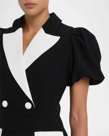 REBECCA VALLANCE Emma Puff-Sleeve Blazer Mini Dress | Thumbnail 5 REBECCA VALLANCE Emma Puff-Sleeve Blazer Mini Dress | Thumbnail 5