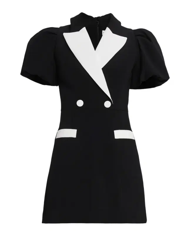 Emma Puff-Sleeve Blazer Mini Dress Emma Puff-Sleeve Blazer Mini Dress