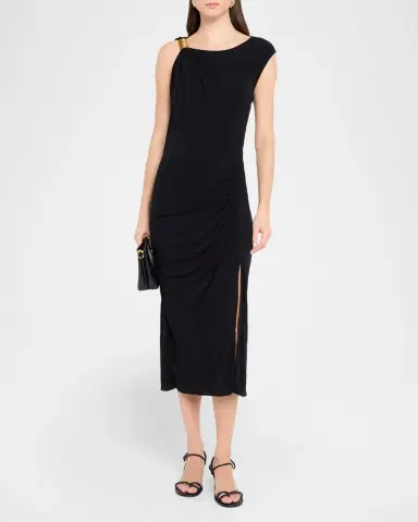 Ramy Brook Leann One-Shoulder Sleeveless Midi Dress | Thumbnail 2 Ramy Brook Leann One-Shoulder Sleeveless Midi Dress | Thumbnail 2