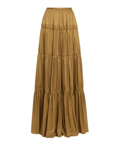 Ulla Johnson Gaelle Gathered Silk Maxi Skirt | Thumbnail 1 Ulla Johnson Gaelle Gathered Silk Maxi Skirt | Thumbnail 1