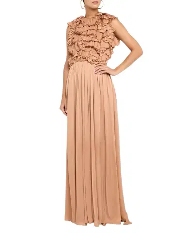 Ulla Johnson Byzantine Silk Backless Gown | Thumbnail 1 Ulla Johnson Byzantine Silk Backless Gown | Thumbnail 1