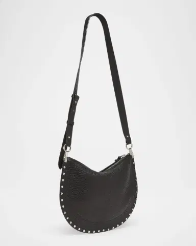 Isabel Marant Oskan Studded Leather Crescent Shoulder Bag | Thumbnail 3 Isabel Marant Oskan Studded Leather Crescent Shoulder Bag | Thumbnail 3