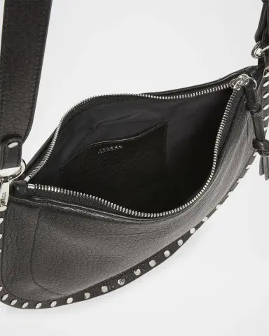Isabel Marant Oskan Studded Leather Crescent Shoulder Bag | Thumbnail 4 Isabel Marant Oskan Studded Leather Crescent Shoulder Bag | Thumbnail 4