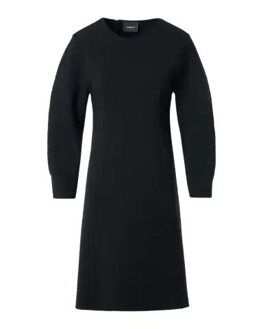 Akris Wool Crepe Long-Sleeve Mini Dress | Thumbnail 1 Akris Wool Crepe Long-Sleeve Mini Dress | Thumbnail 1