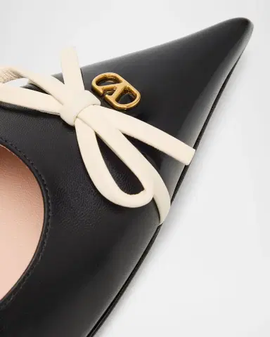 Valentino Garavani 45mm Bepointy Patent Leather and Kidskin Slingback Pumps | Thumbnail 15 Valentino Garavani 45mm Bepointy Patent Leather and Kidskin Slingback Pumps | Thumbnail 15