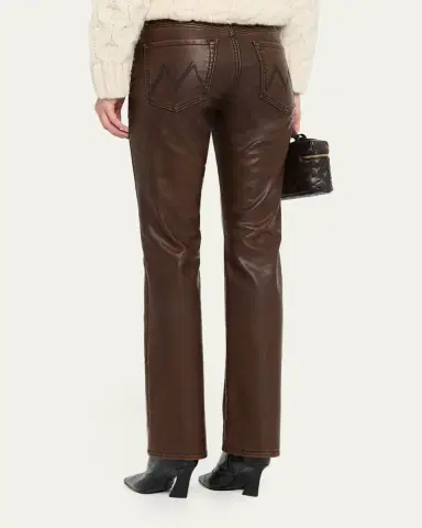 Mother The Insider Sneak Coated Jeans | Thumbnail 3 Mother The Insider Sneak Coated Jeans | Thumbnail 3