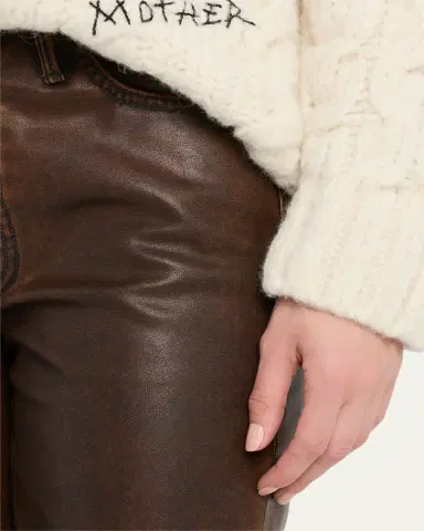 Mother The Insider Sneak Coated Jeans | Thumbnail 5 Mother The Insider Sneak Coated Jeans | Thumbnail 5