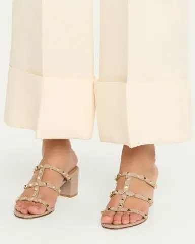 Valentino Garavani 60mm Rockstud Caged Block-Heel Slide Sandals | Thumbnail 6 Valentino Garavani 60mm Rockstud Caged Block-Heel Slide Sandals | Thumbnail 6