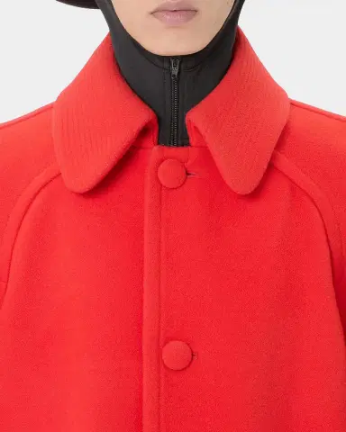 Valentino Garavani Men's Cappotto Wool V Gold-Trim Jacket | Thumbnail 4 Valentino Garavani Men's Cappotto Wool V Gold-Trim Jacket | Thumbnail 4