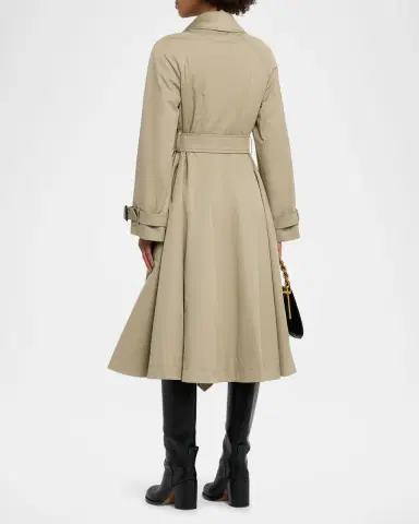 Burberry Ellingham Belted Flare Trench Coat | Thumbnail 2 Burberry Ellingham Belted Flare Trench Coat | Thumbnail 2