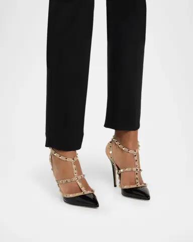 Valentino Garavani Rockstud 100mm Slingback High-Heel Pumps | Thumbnail 2 Valentino Garavani Rockstud 100mm Slingback High-Heel Pumps | Thumbnail 2