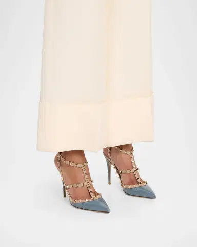 Valentino Garavani Rockstud 100mm Slingback High-Heel Pumps | Thumbnail 7 Valentino Garavani Rockstud 100mm Slingback High-Heel Pumps | Thumbnail 7