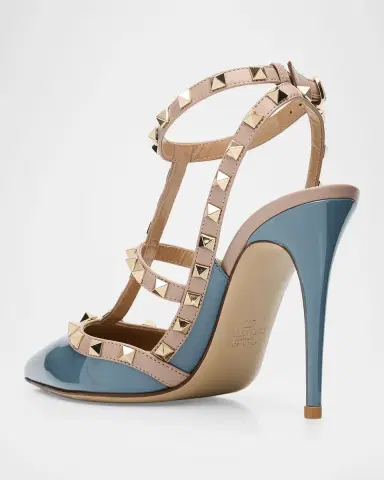 Valentino Garavani Rockstud 100mm Slingback High-Heel Pumps | Thumbnail 9 Valentino Garavani Rockstud 100mm Slingback High-Heel Pumps | Thumbnail 9