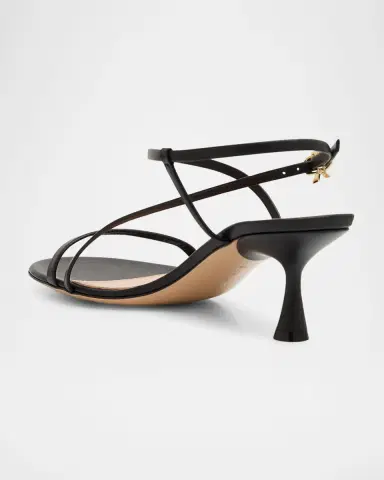 Gianvito Rossi Gianvito Vitello Leather Strappy Sandals | Thumbnail 3 Gianvito Rossi Gianvito Vitello Leather Strappy Sandals | Thumbnail 3