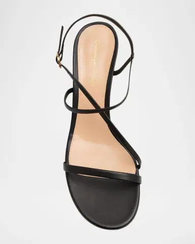 Gianvito Rossi Gianvito Vitello Leather Strappy Sandals | Thumbnail 5 Gianvito Rossi Gianvito Vitello Leather Strappy Sandals | Thumbnail 5