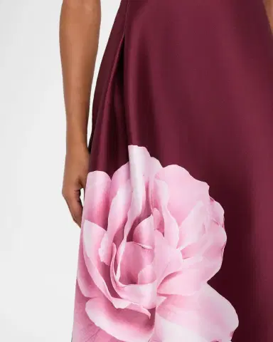 Sachin & Babi Shay Strapless Floral-Print Mikado Midi Dress | Thumbnail 4 Sachin & Babi Shay Strapless Floral-Print Mikado Midi Dress | Thumbnail 4