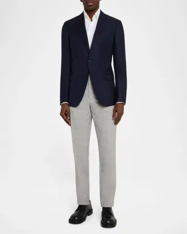 Giorgio Armani Men's Wool Textured Soft Line Sport Coat | Thumbnail 2 Giorgio Armani Men's Wool Textured Soft Line Sport Coat | Thumbnail 2